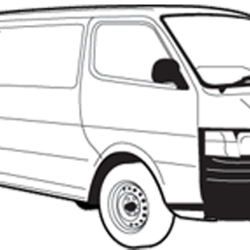 Đấu giá xe ô tô hiệu Toyota Hiace 2005